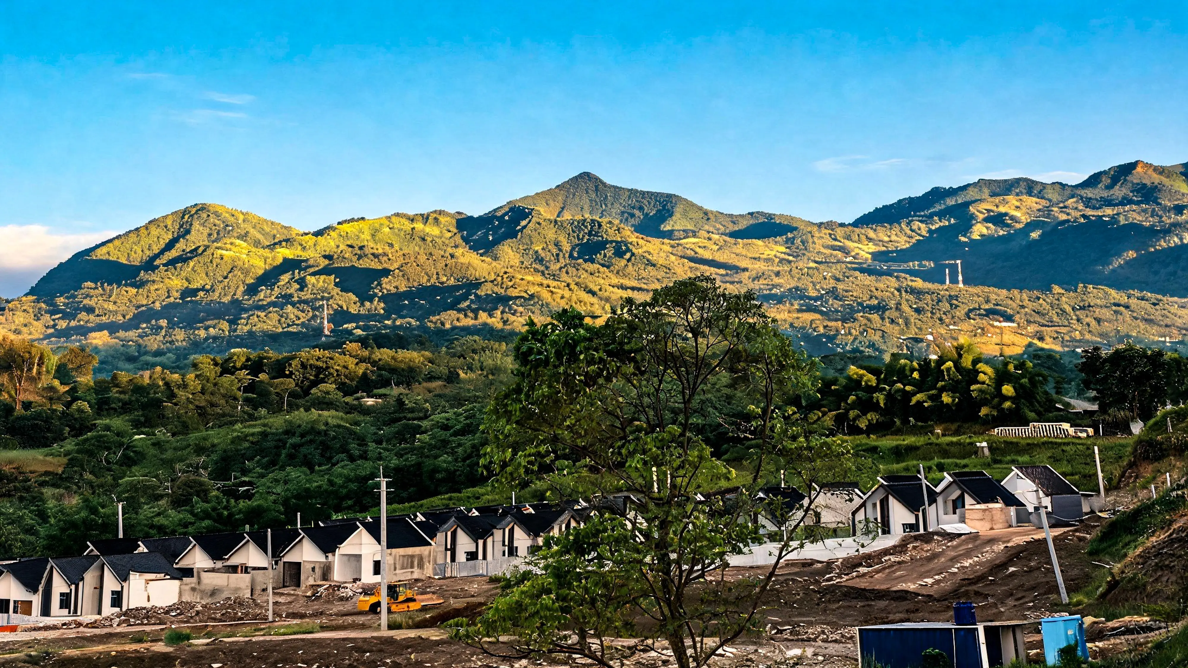 View Pegunungan Berlayer Layer